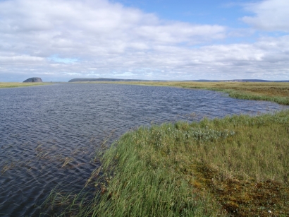 Озеро на острове Самойловский