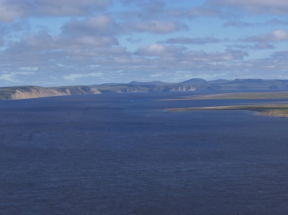 Вид с острова Столб